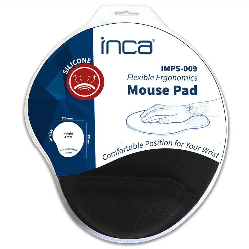 Inca Imps-009 Bılek Desteklı Sılıkon Mouse Pad