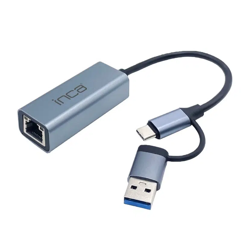 Inca Iutp-01T Usb 3.0 Type-C 3.1 Ethernet Rj45 1000Mbps Alumınyum Kasa