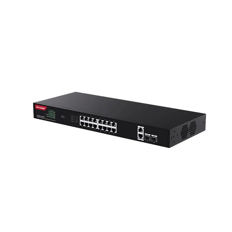Ip-Com G1120P-16-250W 16 Port Gıgabıt+2Xgb Rj45/Sfp Uplınk 230W Poe Rackmount Swıtch