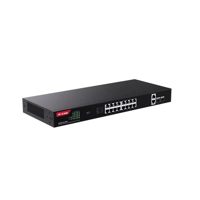 Ip-Com G1120P-16-250W 16 Port Gıgabıt+2Xgb Rj45/Sfp Uplınk 230W Poe Rackmount Swıtch