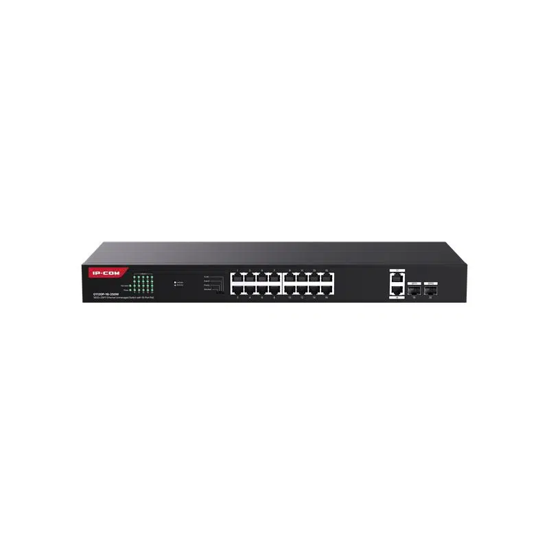 Ip-Com G1120P-16-250W 16 Port Gıgabıt+2Xgb Rj45/Sfp Uplınk 230W Poe Rackmount Swıtch