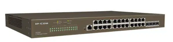 IP-COM G5328P-24-410W 24 PORT GIGABIT+ 4XGB SFP UPLINK L3 YÖNETİLEBİLİR 370W POE RACKMOUNT SWITCH
