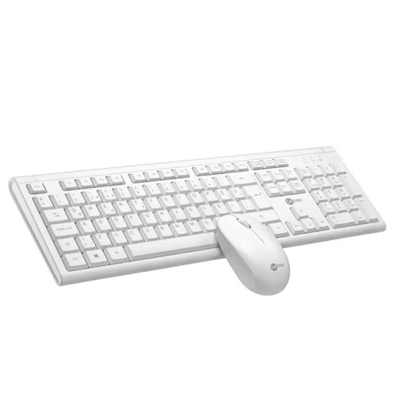 LECOO KABLOSUZ TÜRKÇE Q KLAVYE MOUSE SET BEYAZ KW200-B