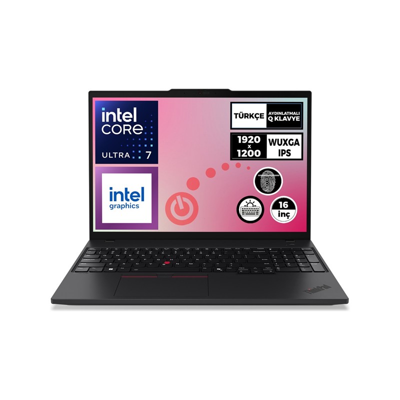 Lenovo Nb E16 Thınkpad 21Ma008Xtx Ultra7 155H 16Gb 512Ssd O/B 16 Dos
