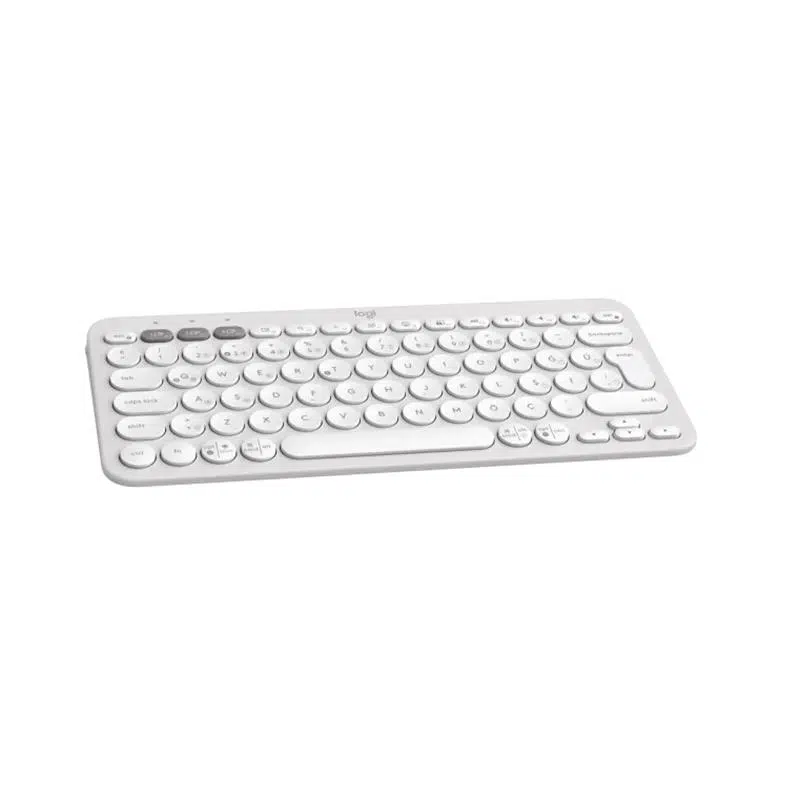 LOGITECH K380S PEBBLE KEYS 2 ÇOKLU CİHAZ ÖZELLİKLİ BLUETOOTH TÜRKÇE Q KLAVYE BEYAZ 920-011860