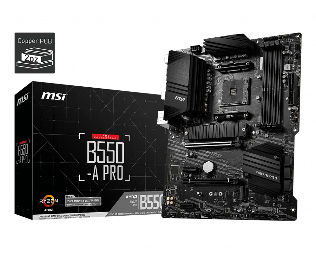 Msı B550-A Pro Ddr4 3200Mhz 1Xhdmı 1Xdp 2Xm.2 Usb 3.2 Atx Am4 (3.Nesil İşlemci Uyumlu)