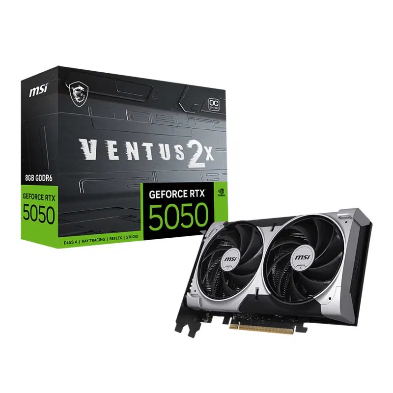 Msı Geforce Rtx5050 8G Ventus 2X Oc 8Gb Gddr6 128Bıt 1Xhdmı 3Xdp Ekran Kartı