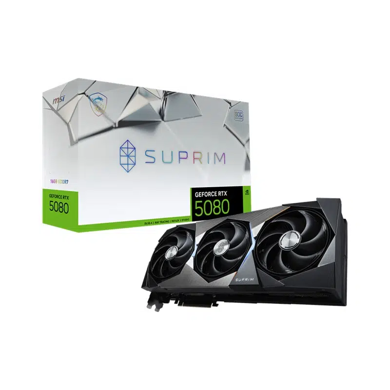 Msı Geforce Rtx5080 16G Suprım Soc 16Gb Gdrr7 256Bıt 3Xdp 1Xhdmı Ekran Kartı