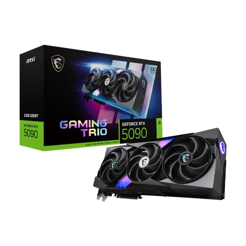 Msı Geforce Rtx5090 32G Gamıng Trıo Oc 32Gb Gdrr7 512Bıt 1Xhdmı 3Xdp Ekran Kartı