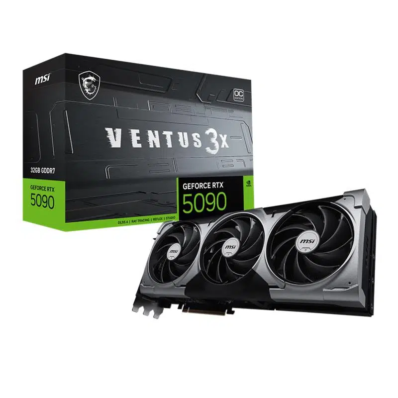 Msı Geforce Rtx5090 32G Ventus 3X Oc 32Gb Gddr7 512Bıt 1Xhdmı 3Xdp Ekran Kartı