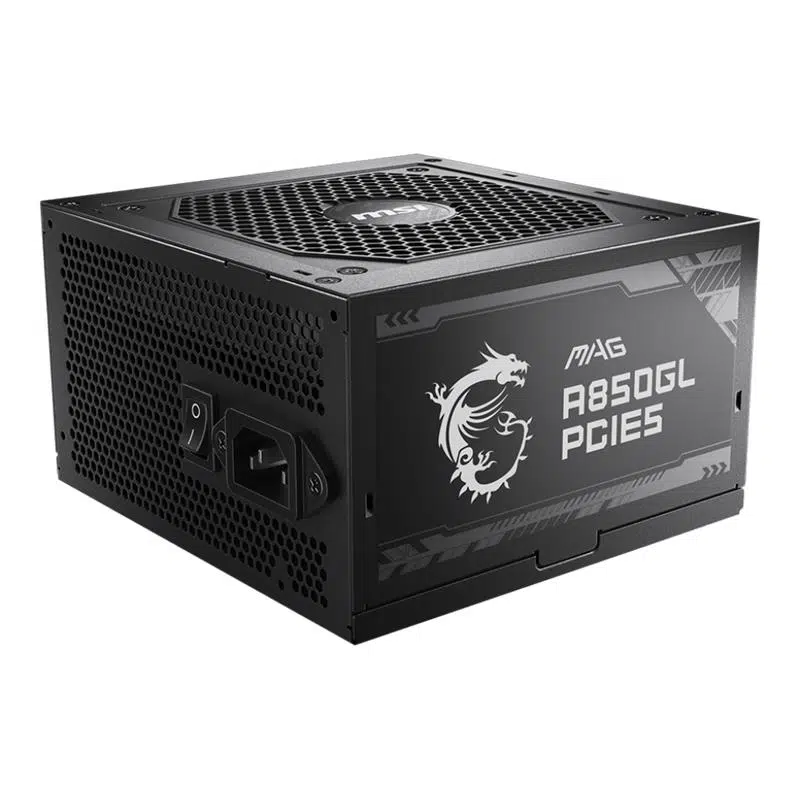 MSI MAG A850GL PCIE5 850W 80+ FULL MODULAR GOLD POWER SUPPLY