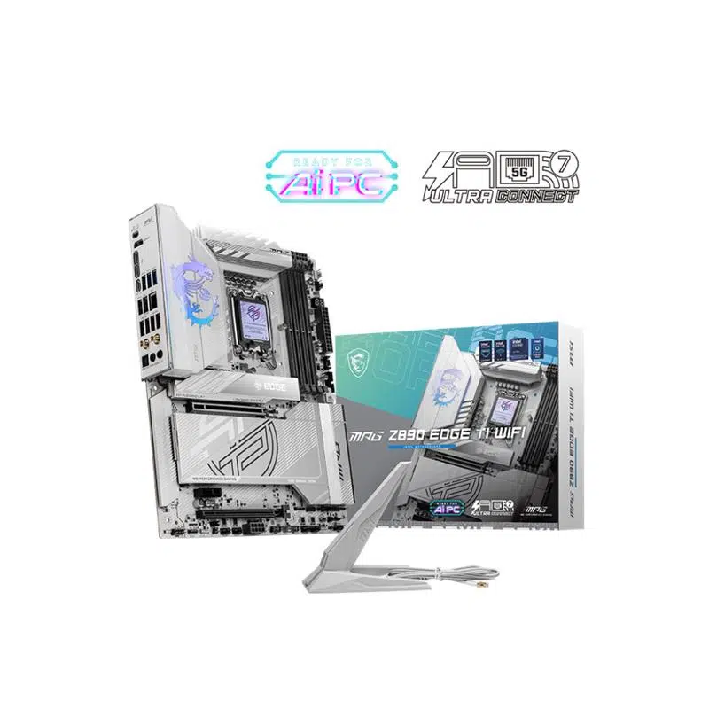 MSI MPG Z890 EDGE TI WIFI DDR5 1XHDMI 2XUSB TYPE-C 5XM.2 ATX 1851P (INTEL ULTRA PROCESSORS SERIES 2)