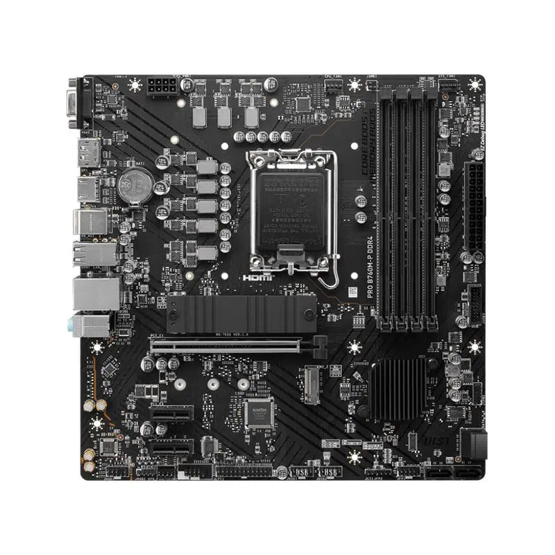 Msı Pro B760M-P Ddr4 4600Mhz 1Xhdmı 1Xdp 2Xm.2 Usb 3.2 Atx 1700P (12. / 13. Ve 14. Nesil İşlemci Uyumlu)