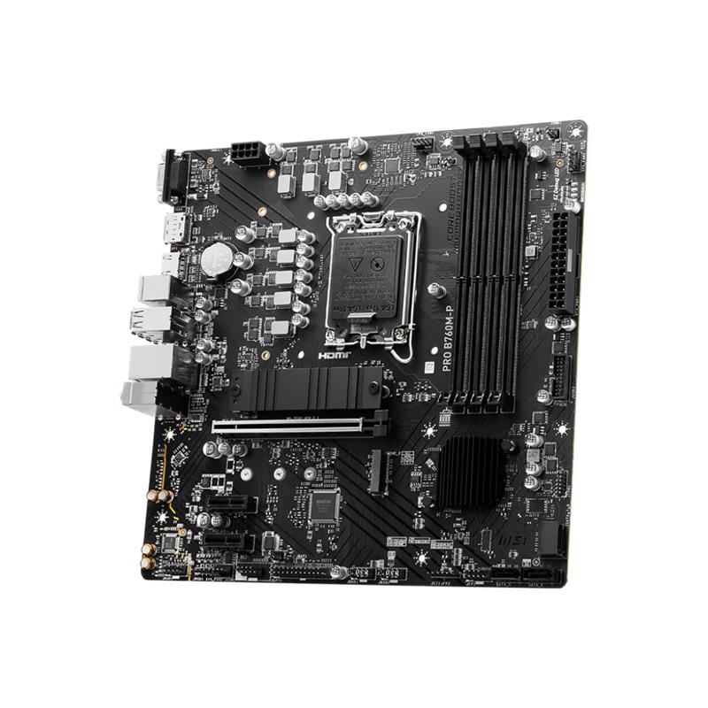 Msı Pro B760M-P Ddr5 6800Mhz 1Xvga 1Xhdmı 1Xdp 2Xm.2 Usb 3.2 Matx 1700P (12. / 13. Ve 14. Nesil İşlemci Uyumlu)
