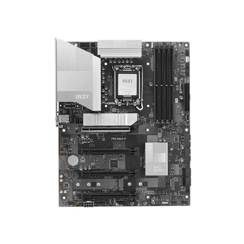 MSI PRO B860-P DDR5 8800MT/S 1XHDMI 1XDP 3XM.2 ATX 1851P (INTEL ULTRA PROCESSORS SERIES2)