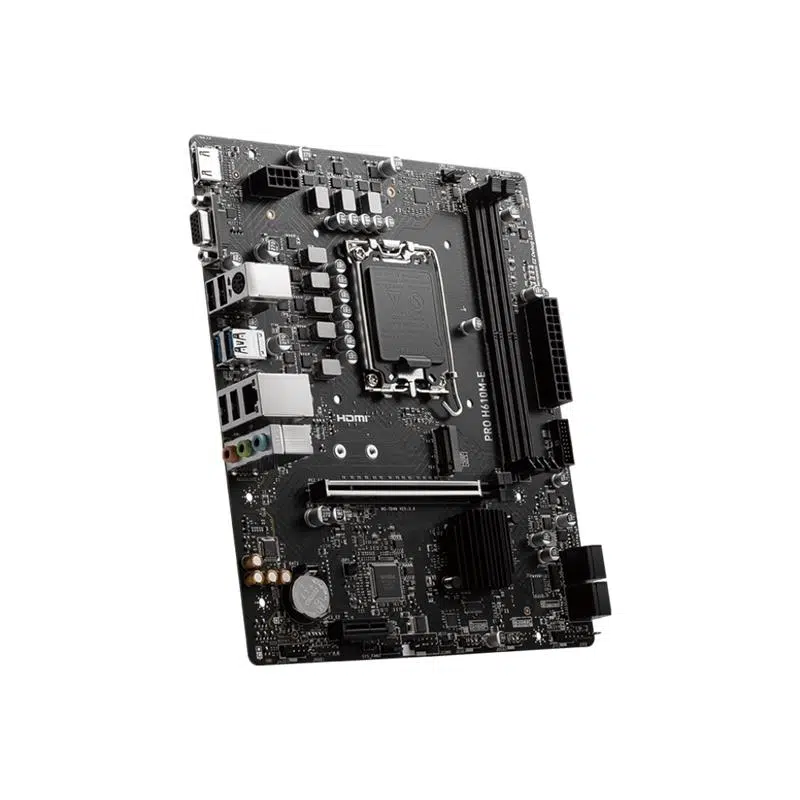 Msı Pro H610M-E Ddr5 5600Mhz 1Xvga 1Xhdmı 1Xm.2 Usb 3.2 Matx 1700P (12. / 13. Ve 14. Nesil İşlemci Uyumlu)