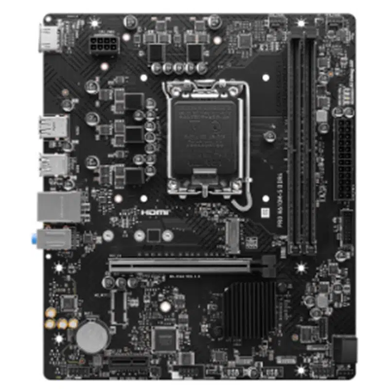 Msı Pro H610M-S Ddr4 3200Mhz 1Xhdmı 1Xm.2 Usb 3.2 Matx 1700P (12. / 13. Ve 14. Nesil İşlemci Uyumlu)