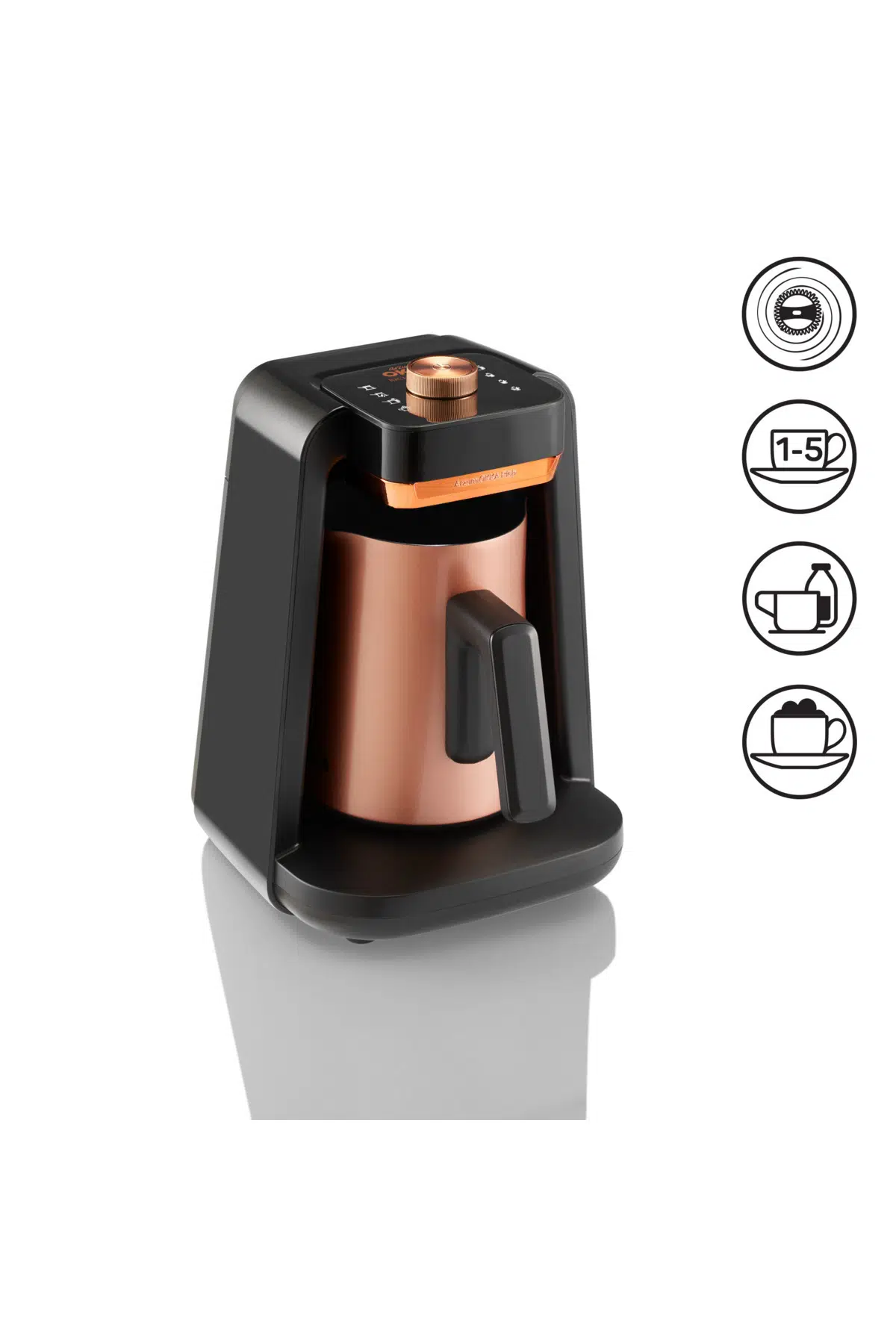 Arzum Okka Rich Spin Bakır Türk Kahve Makinesi Pro OK0020