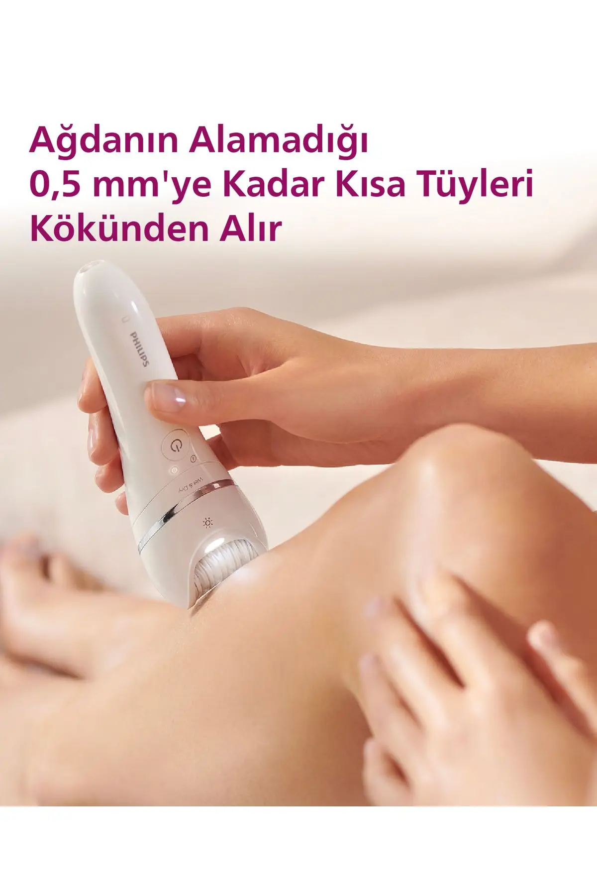 Philips 8000 Serisi Islak Kuru Epilatör BRE720/05
