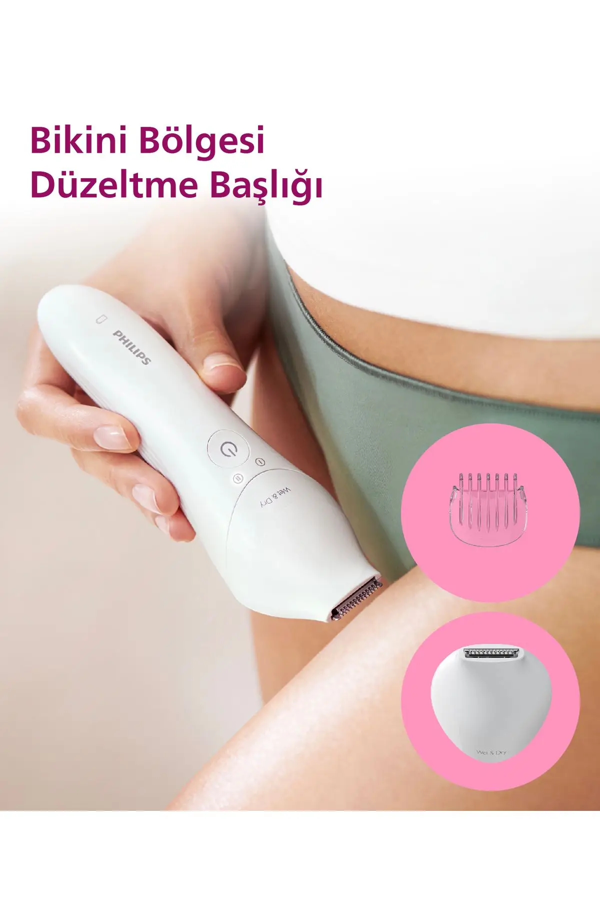 Philips 8000 Serisi Islak Kuru Epilatör BRE720/05