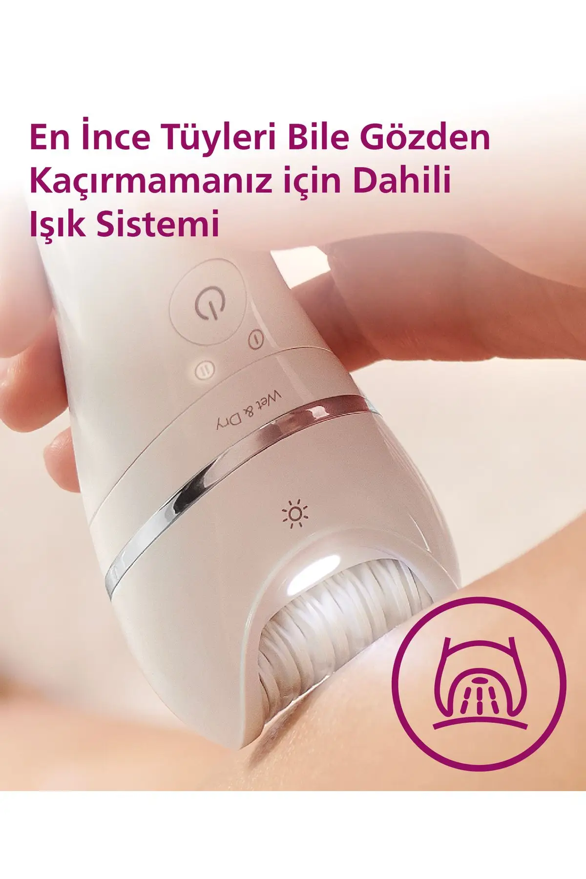Philips 8000 Serisi Islak Kuru Epilatör BRE720/05
