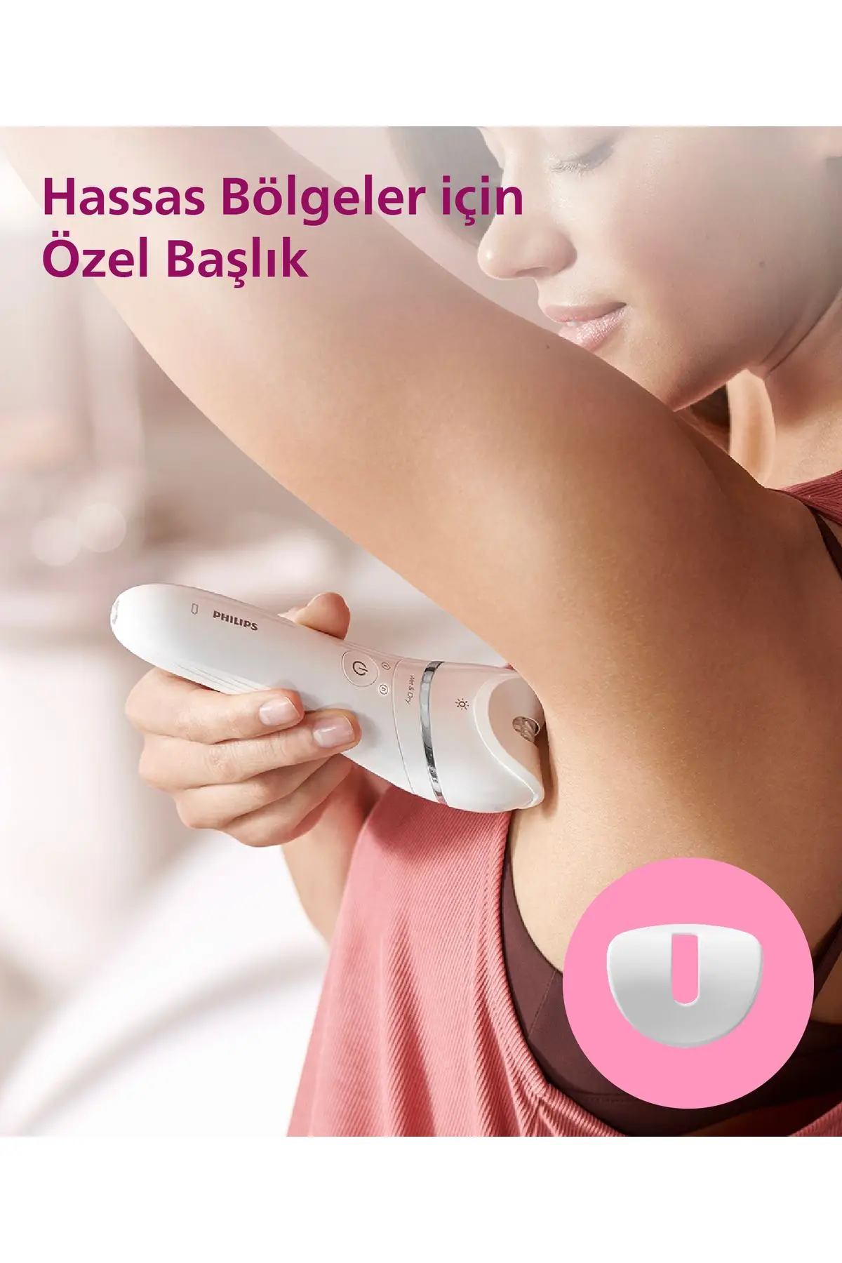 Philips 8000 Serisi Islak Kuru Epilatör BRE720/05