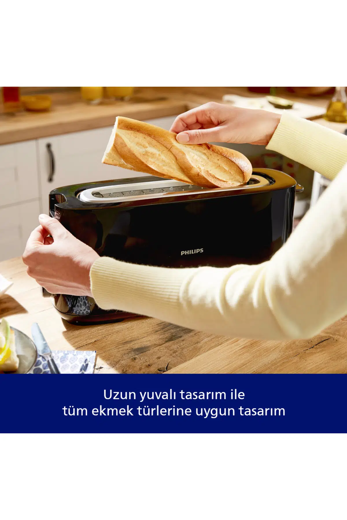 Philips Daily Collection Siyah Ekmek Kızartma Makinesi HD2590/90