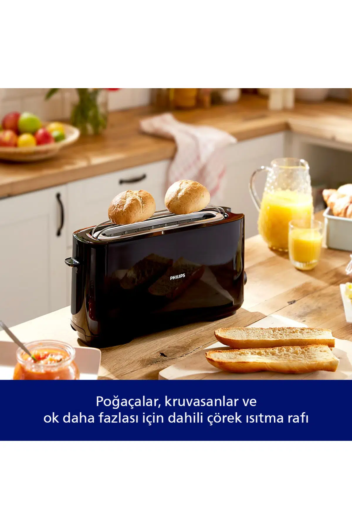 Philips Daily Collection Siyah Ekmek Kızartma Makinesi HD2590/90