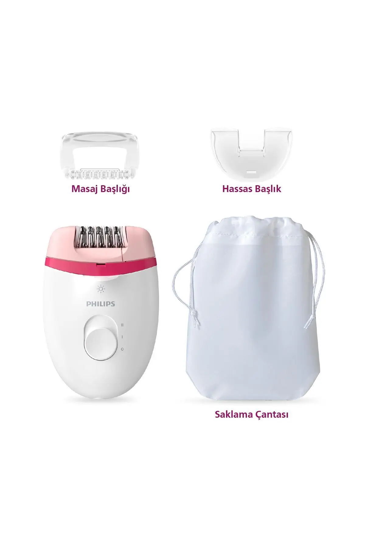 Philips Satinelle Essential Kompakt Epilatör BRE255/05