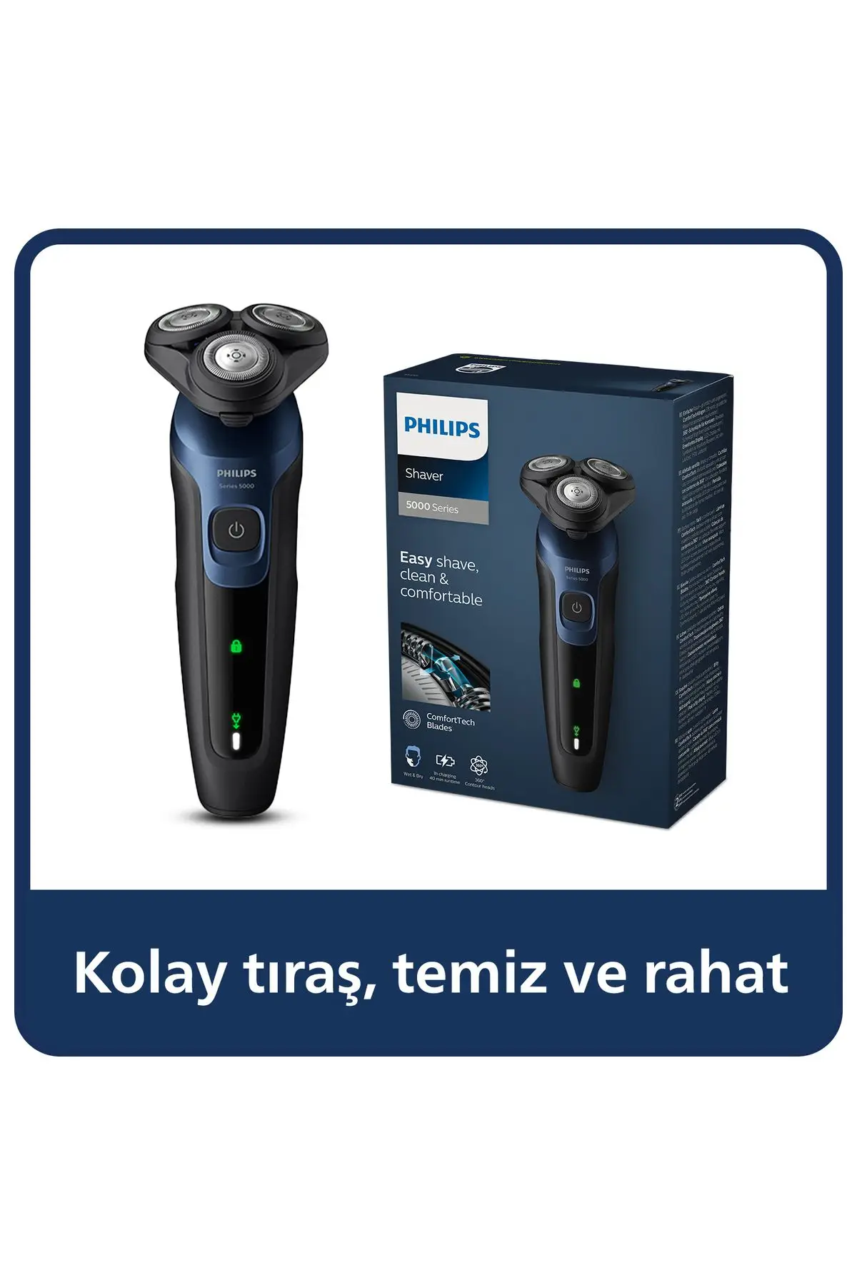 Philips Shaver Series 5000 Islak Kuru Tıraş Makinesi S5445/03