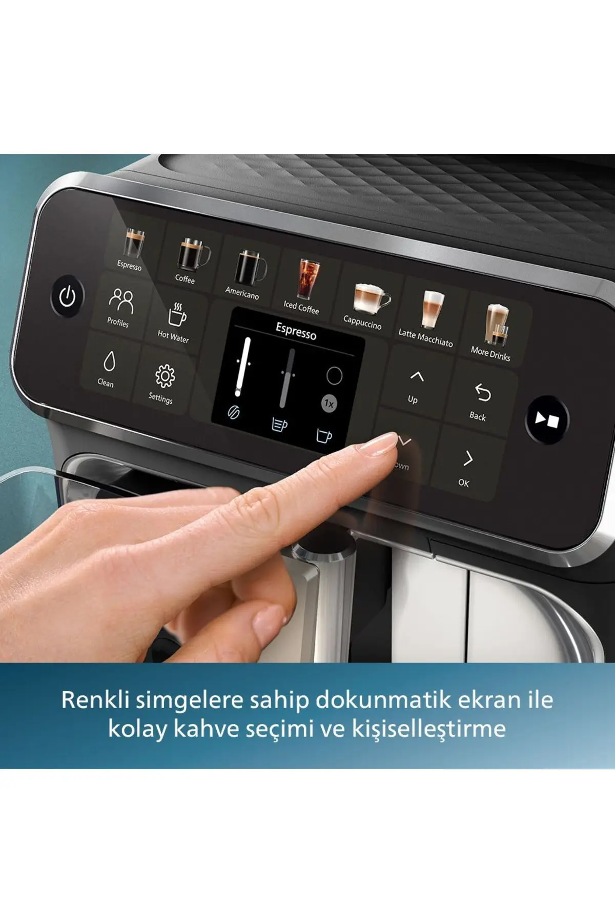 Philips Tam Otomatik Espresso Makinesi LatteGo 4400 Serisi EP4446/70