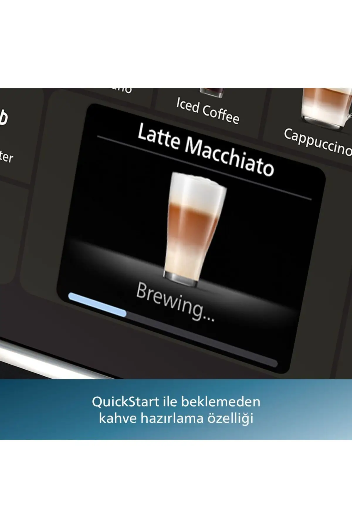 Philips Tam Otomatik Espresso Makinesi LatteGo 4400 Serisi EP4446/70
