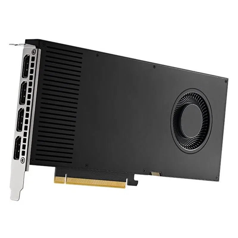 PNY QUADRO VCNRTXA4000-SB A4000 16GB DDR6 256BIT 4XDP PASİF SOĞUTUCU YAPAY ZEKA UYGULAMA EKRAN KARTI (AKSESUARSIZ)