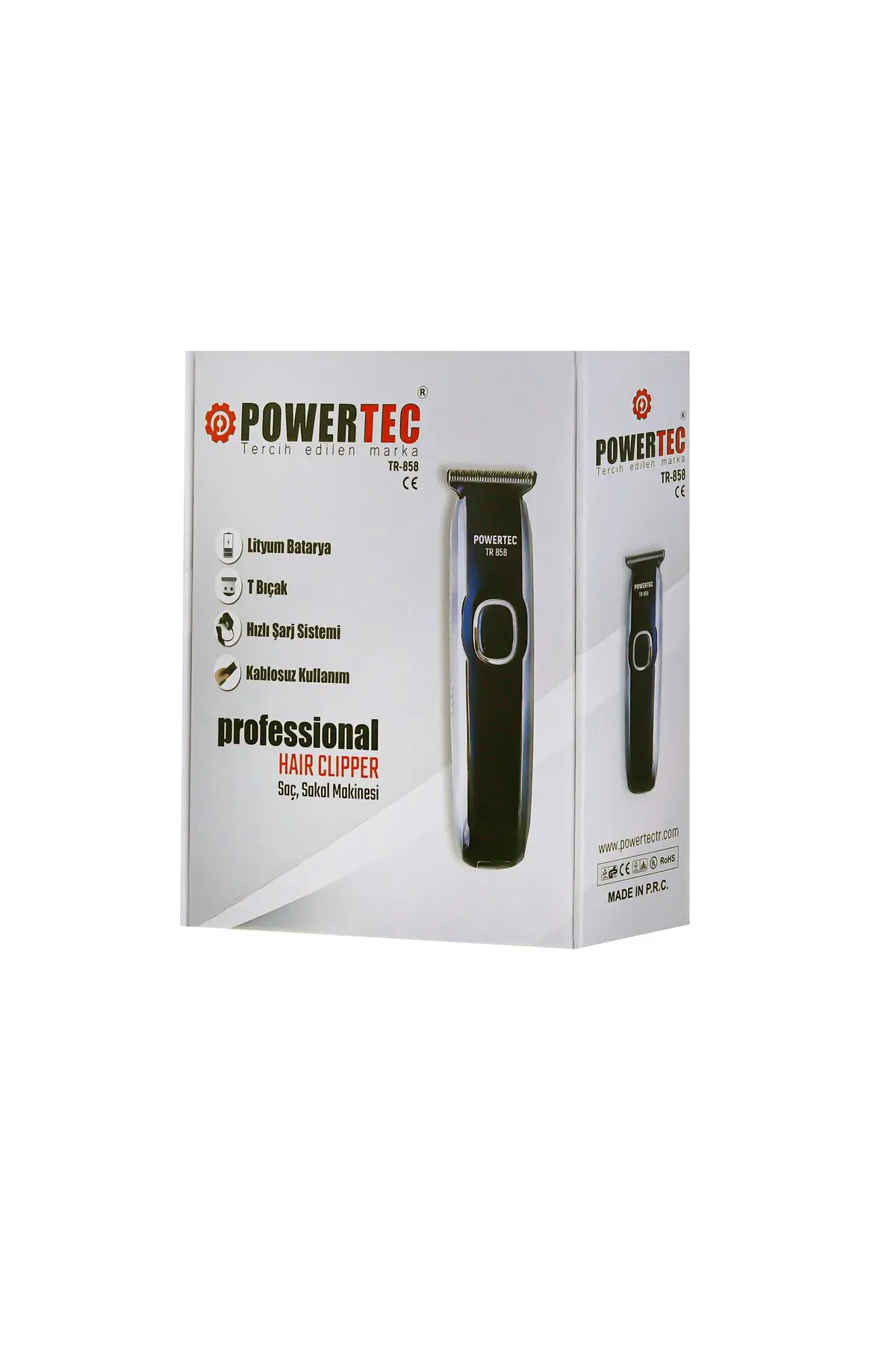 Powertec Profesyonel Sakal ve Saç Kesme Makinesi TR-858