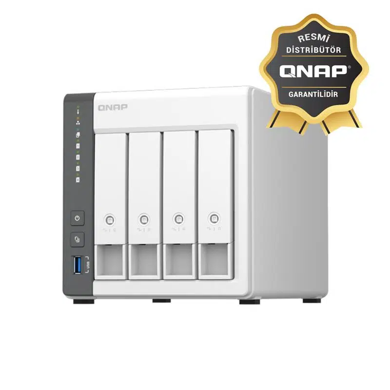 Qnap Ts-433-4Gb Ram 4 Hdd Yuvalı Tower Nas (Resmi Distribütör Garantili)