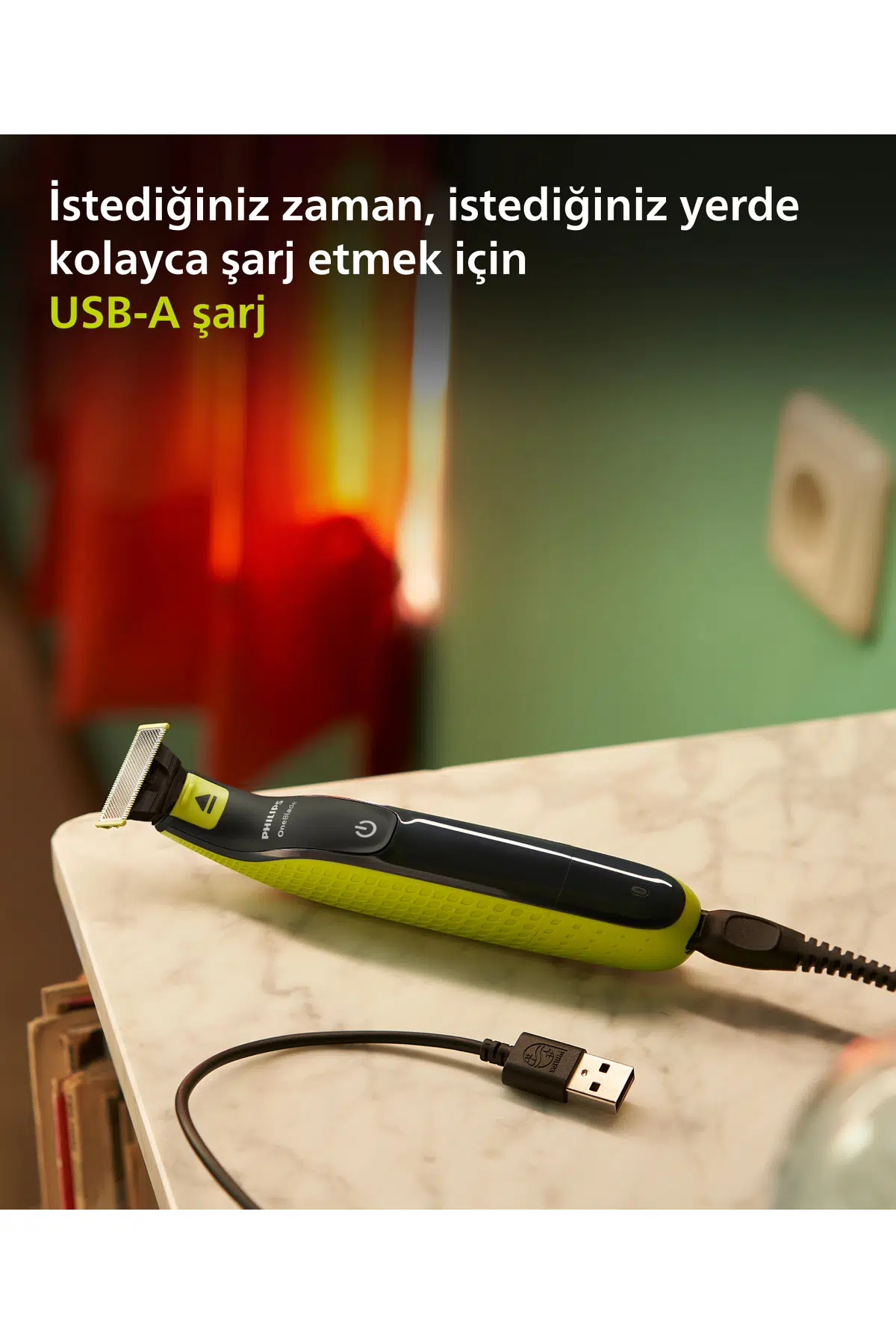 Philips OneBlade Yüz ve Vücut Tıraş Makinesi QP2824/10 