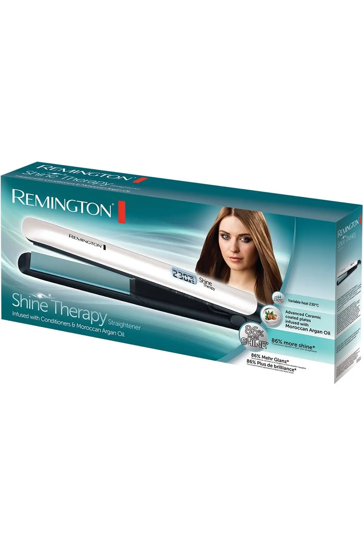 Remington Shine Therapy Argan Yağlı Seramik Saç Düzleştirici S8500 