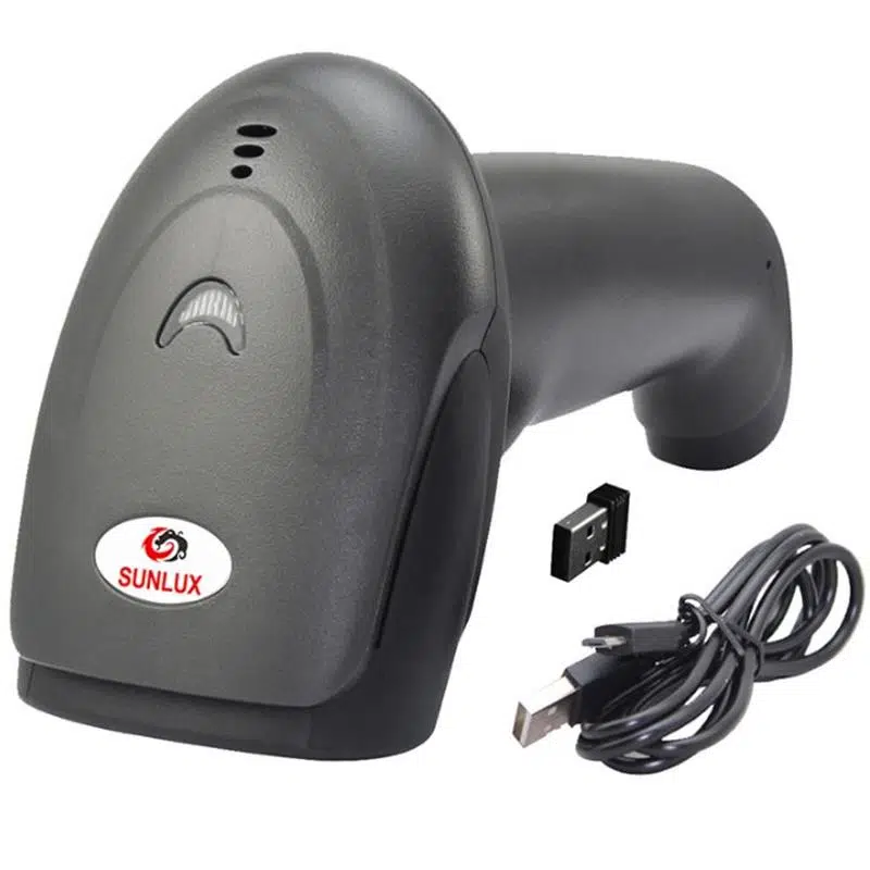 Sunlux Xl-9309B 1D Lazer Kablosuz Bluetooth Barkod Okuyucu