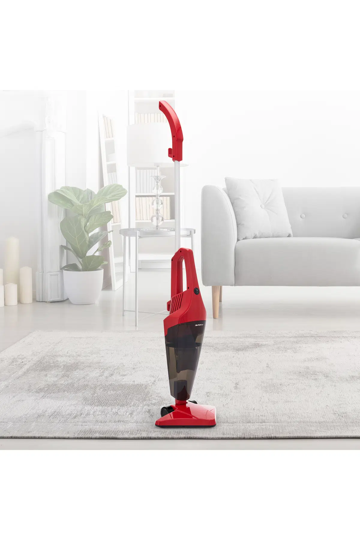 Sunny Rossa Mini Kırmızı Dikey Elektrikli Süpürge