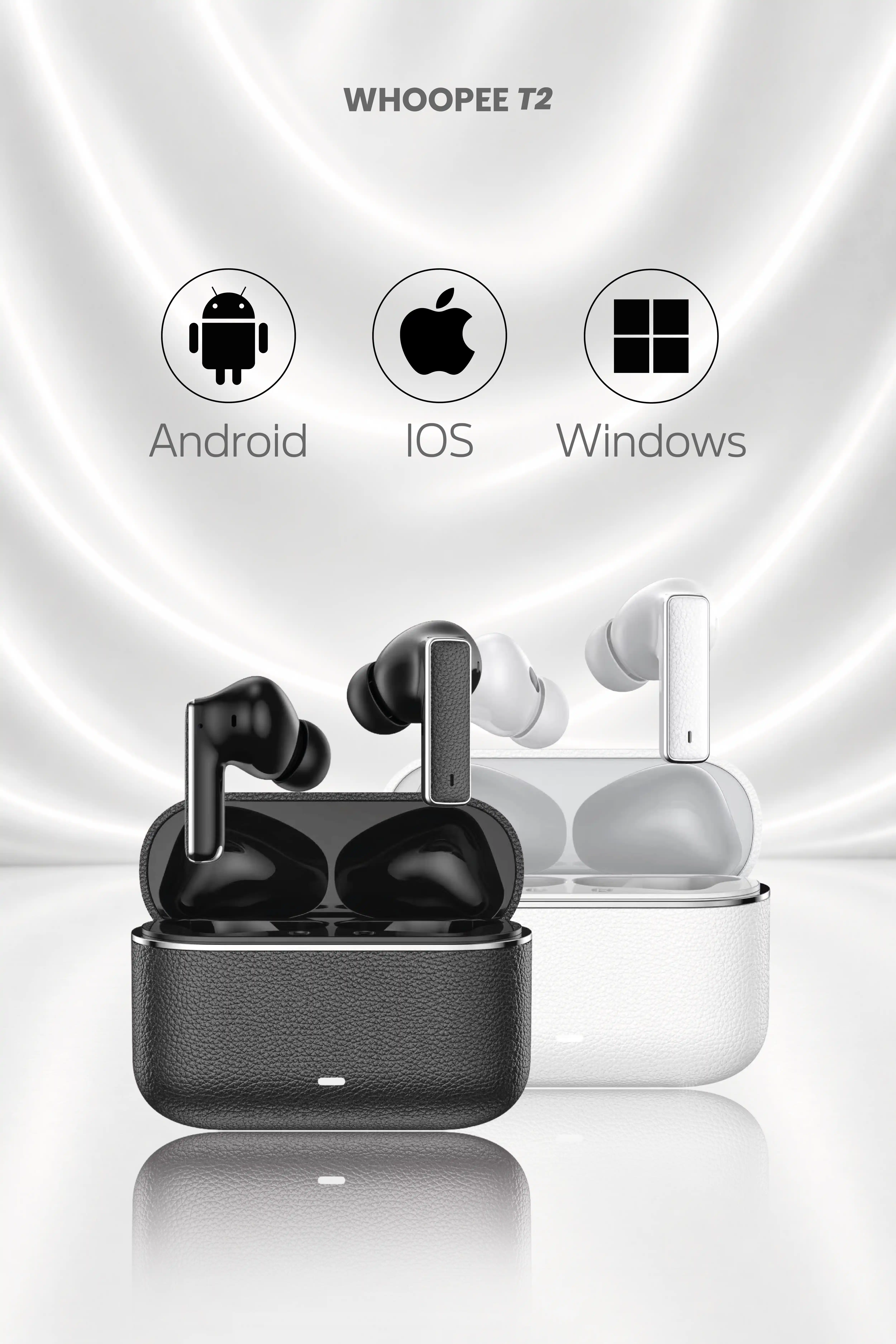 Tedinex WHOOPEE T2 Kulak İçi Bluetooth Kulaklık- Mist White