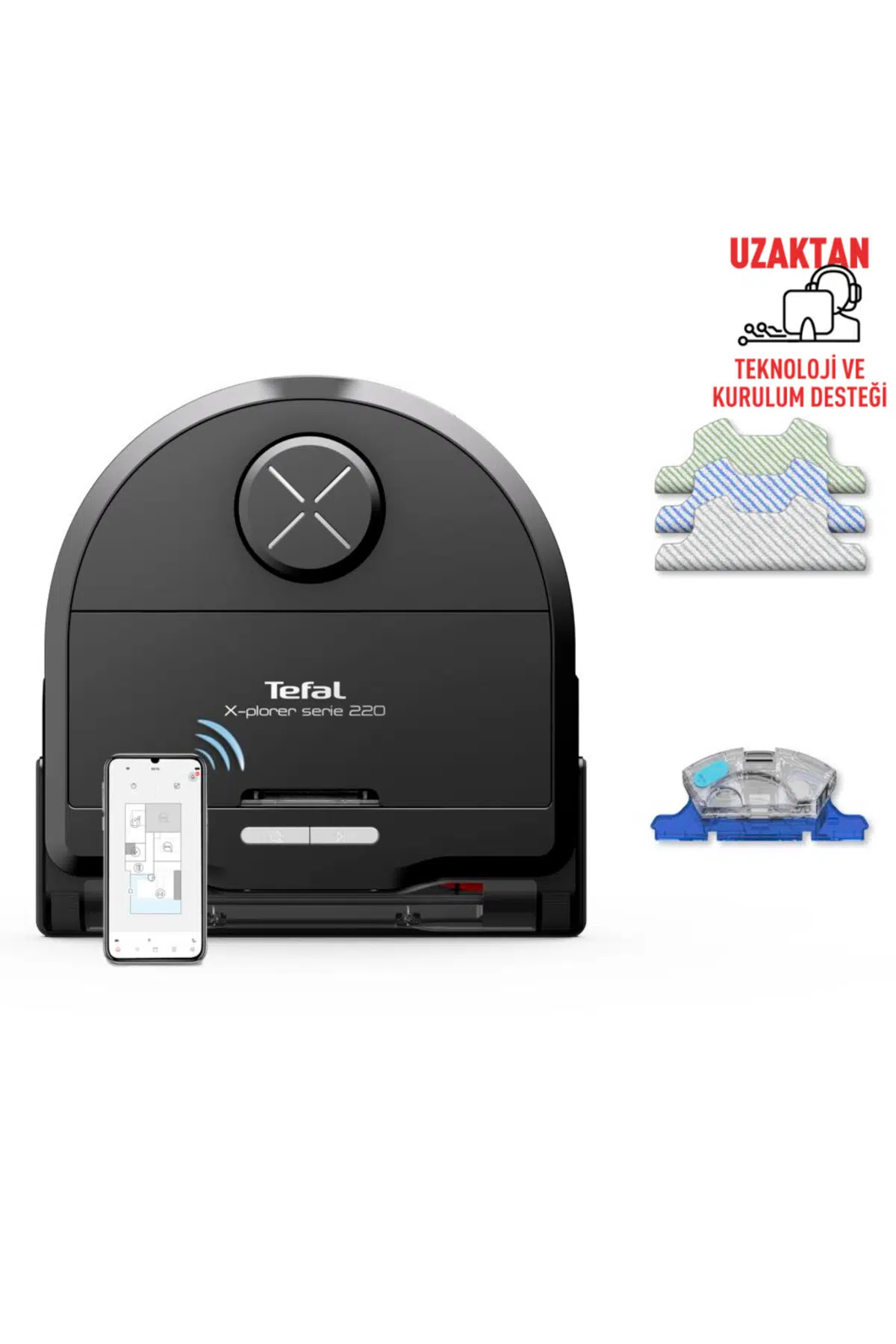 Tefal X-Plorer Serie 220 Akıllı Robot Süpürge RG9475