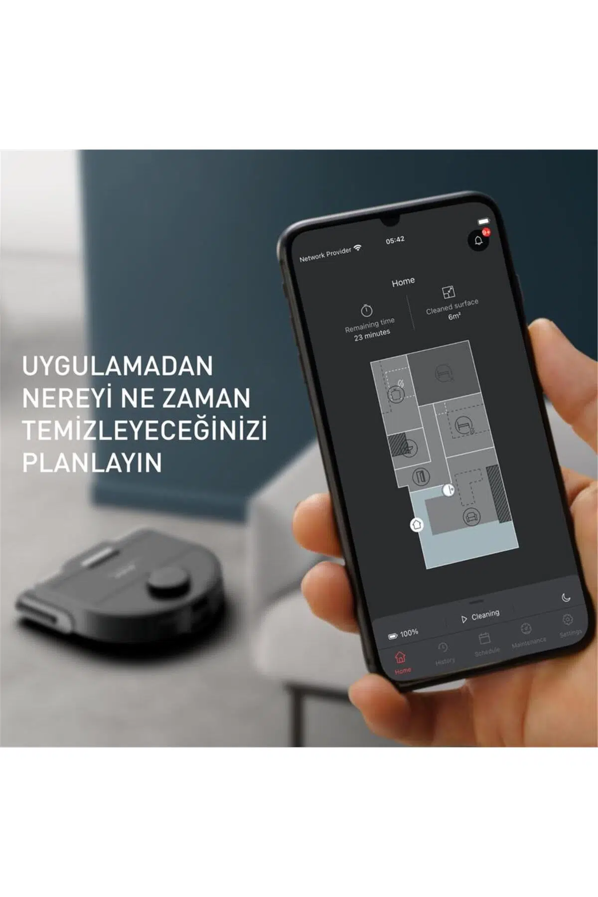 Tefal X-Plorer Serie 220 Akıllı Robot Süpürge RG9475