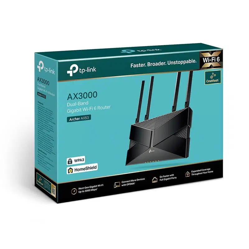 Tp-Lınk Archer Ax53 Ax3000 2402Mbps Dual Bant Gıgabıt Wı-Fı 6 Router