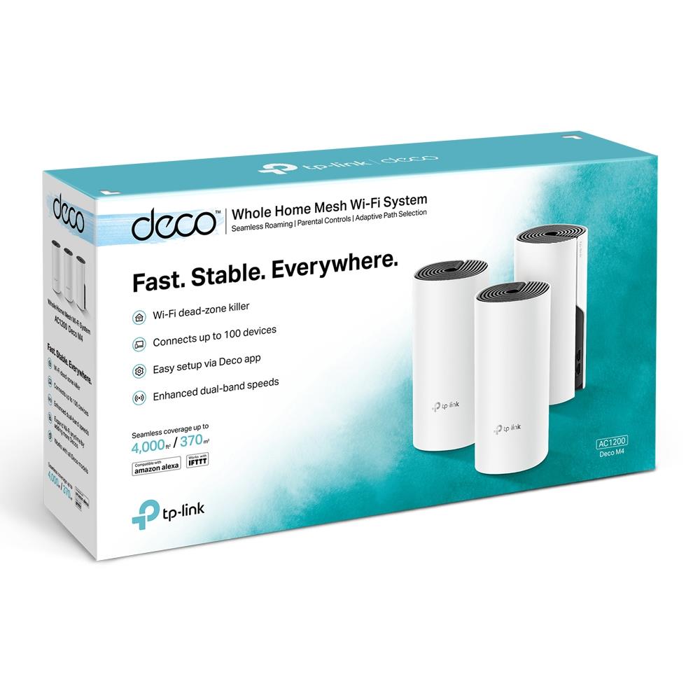 Tp-Lınk Deco M4 1200Mbps Mesh Wı-Fı Sistemi (Üçlü)