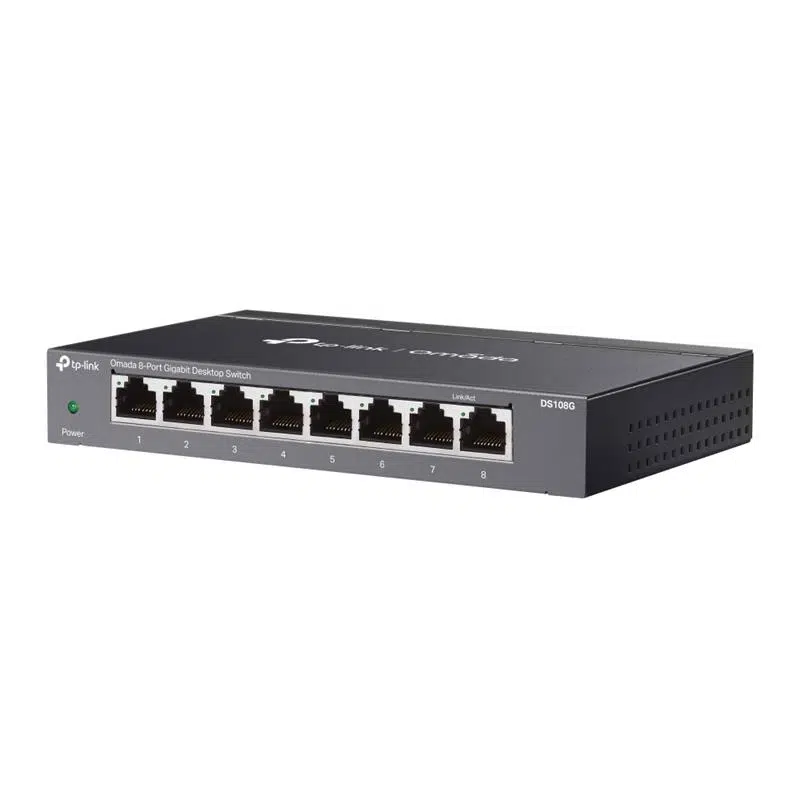 Tp-Lınk Omada Ds108G 8 Port Gıgabıt Masaüstü Metal Kasa Swıtch