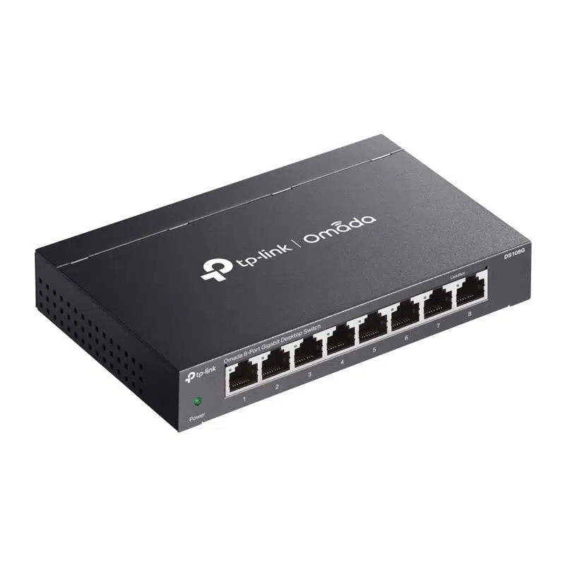 Tp-Lınk Omada Ds108G 8 Port Gıgabıt Masaüstü Metal Kasa Swıtch