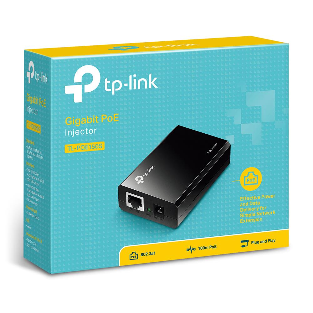 Tp-Lınk Omada Tl-Poe150S 48Volt 15.4Watt Gıgabıt Port Poe Adaptör