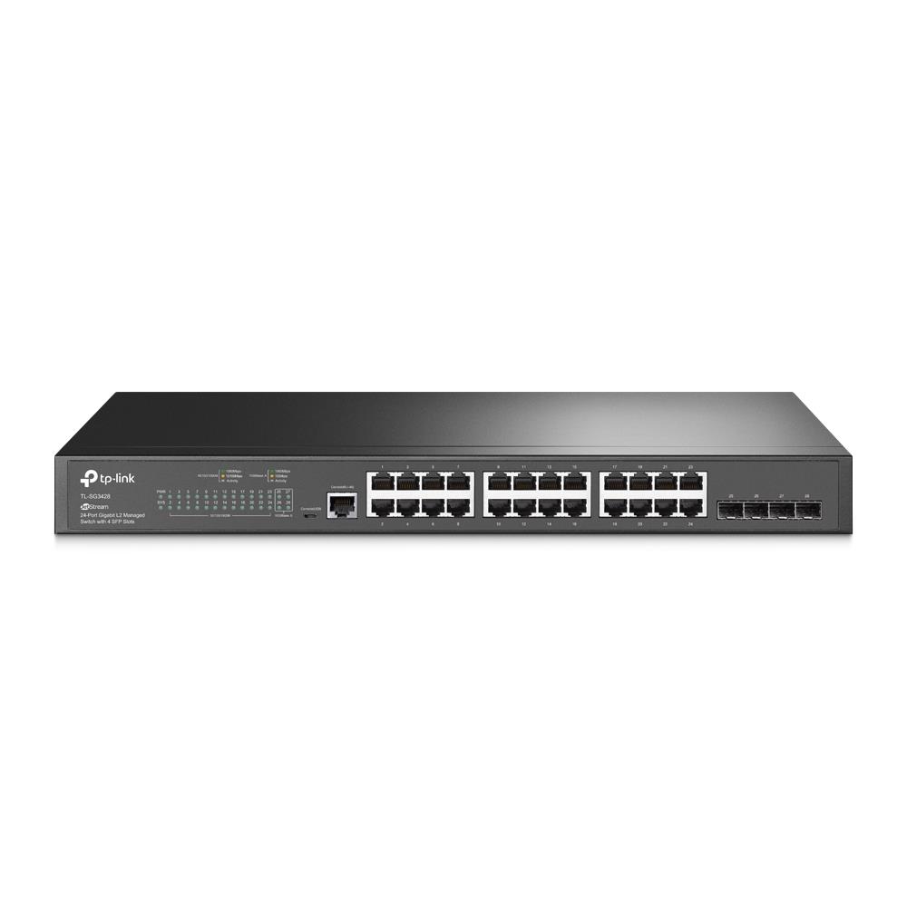 Tp-Lınk Omada Tl-Sg3428 24 Port Gıgabıt+4Xgıgabıt Sfp Uplınk L2+ Yönetilebilir Rackmount Swıtch