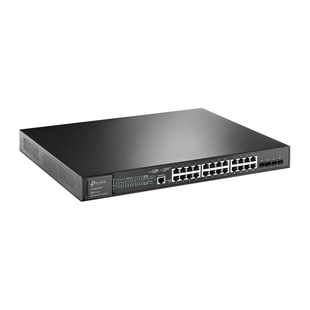 Tp-Lınk Omada Tl-Sg3428Xmp 24 Port Gıgabıt + 4X10Gb Sfp Uplınk Yönetilebilir 384W Poe Rackmount Swıtch