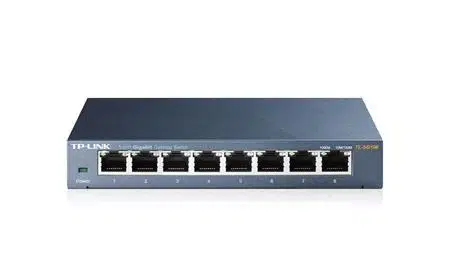 Tp-Lınk Tl-Sg108 8 Port Gıgabıt Masaüstü Metal Kasa Swıtch
